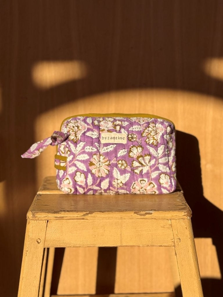 Petite trousse de toilette - Carthage Lilas — Byzantine