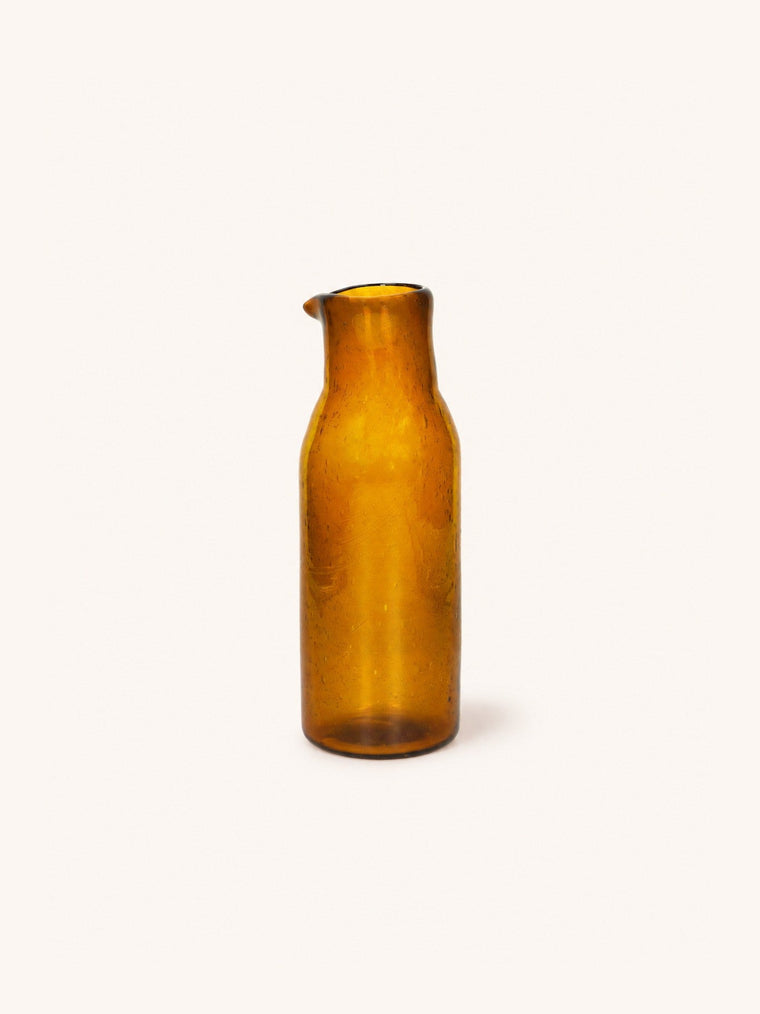 Carafe Vico en verre ambré – 1,2 L – vue du produit