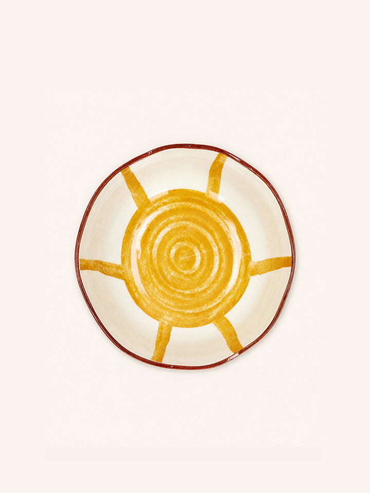 Saladier Mykonos en porcelaine jaune – Ø 24 cm