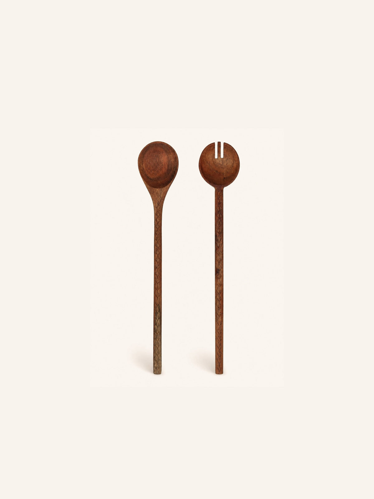 Couverts de service Hommage en bois d’acacia – lot de 2 – vue du produit