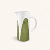 Pichet Labo en porcelaine verte – H 23,5 cm