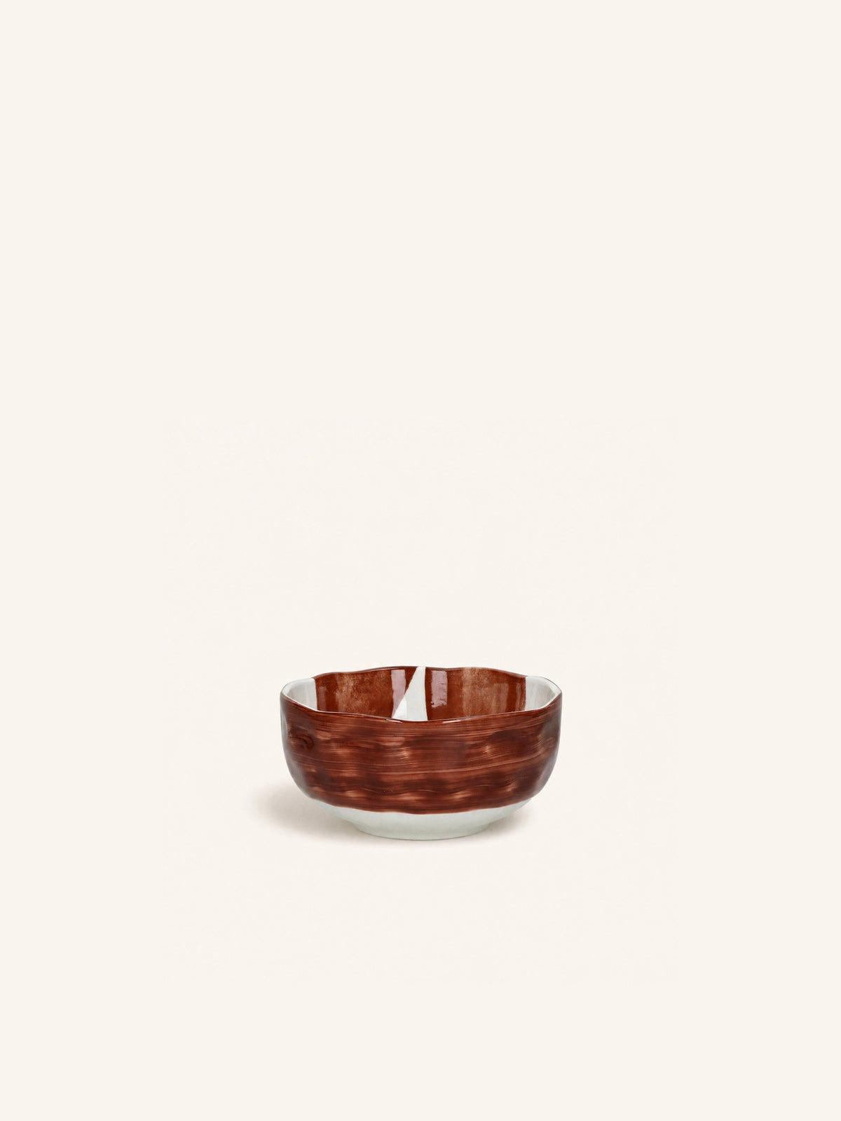 Bol à soupe Labo en porcelaine rouille – Ø 15,2 cm – vue du produit