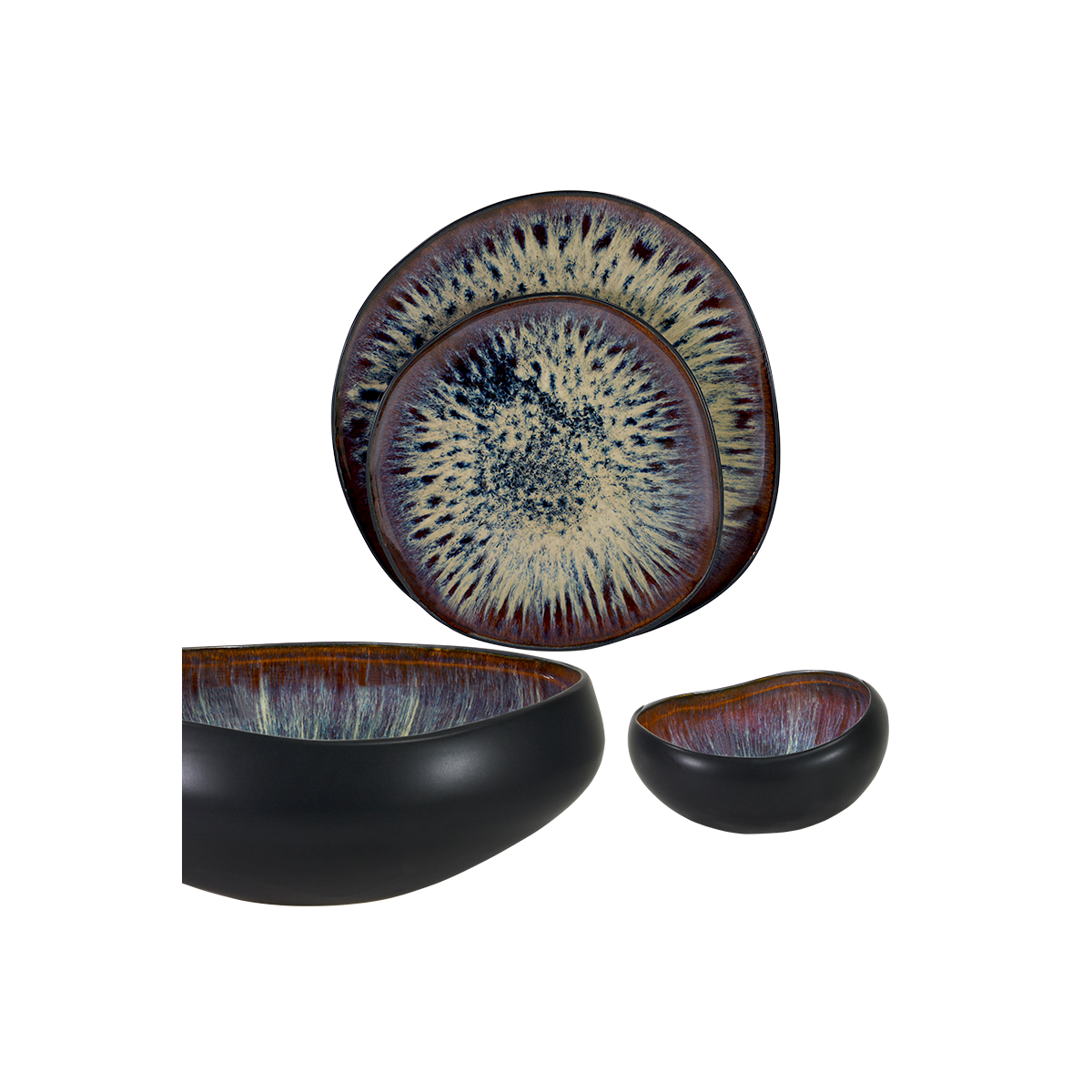 Gao — Lot de 6 assiettes plates 27 cm