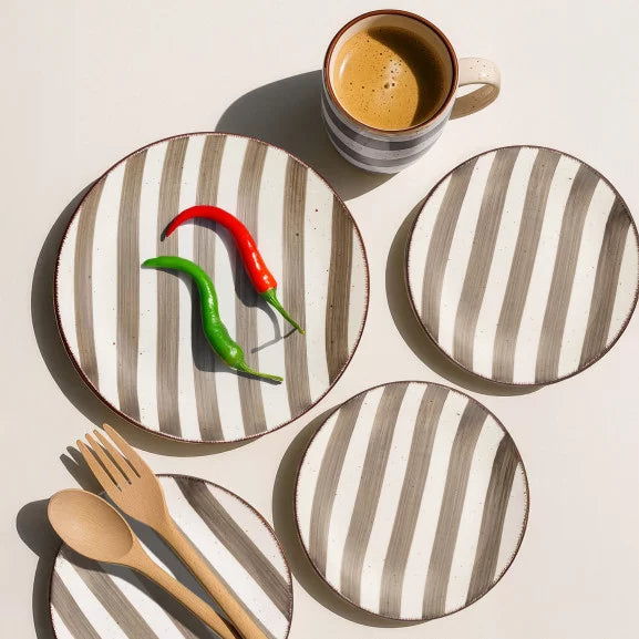 Rivage Terre — Lot de 6 assiettes salade & pâtes 21 cm