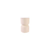 Table d’appoint métal beige 31D x45H x30B