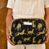 Trousse de toilette femme XL - Fauve Nuit — Byzantine