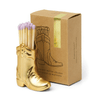 Porte-allumettes botte Nashville – doré