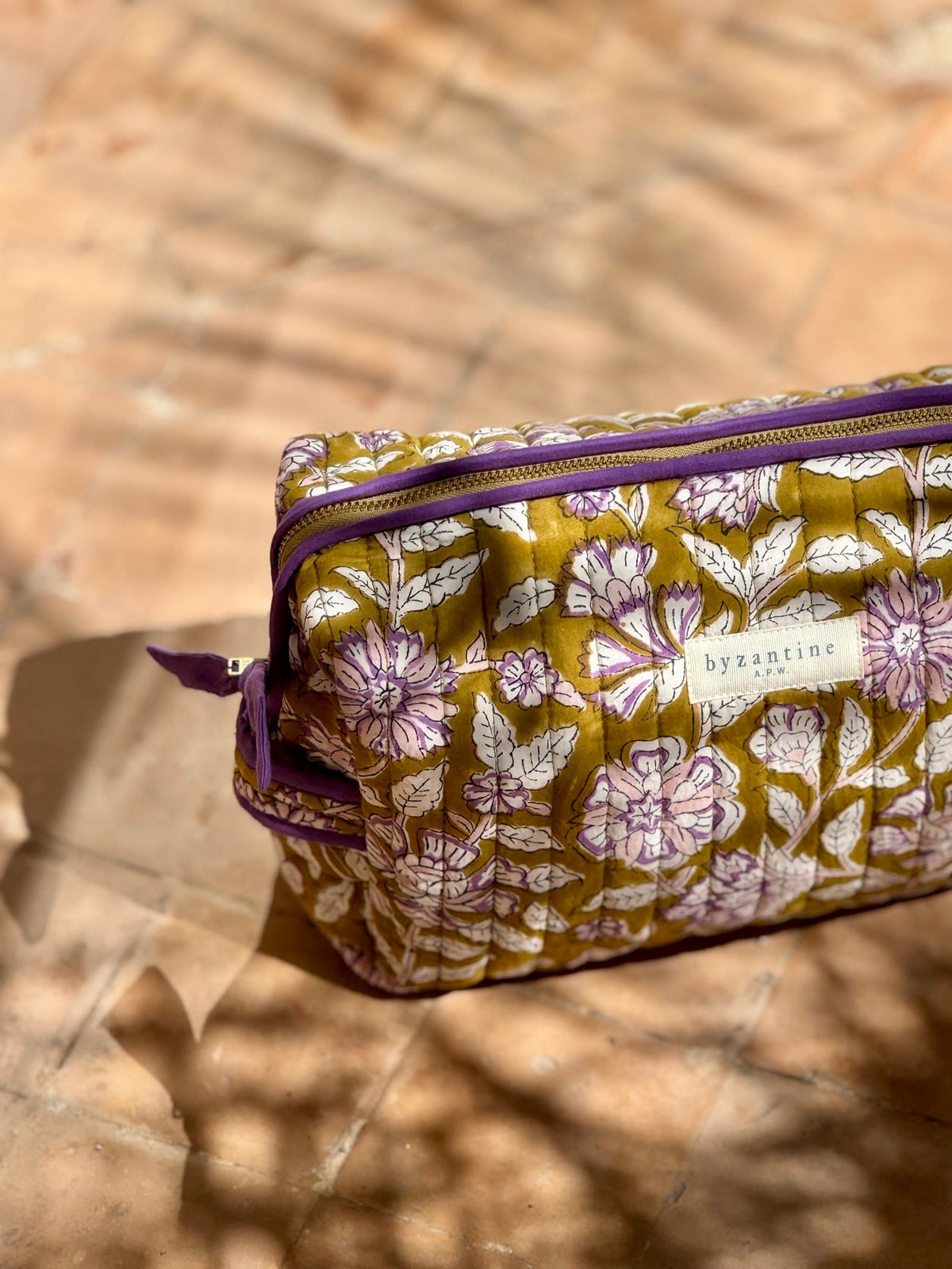 Trousse de toilette femme XL - Carthage Kaki — vue 2