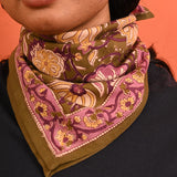Petit foulard N°114 Kaki — vue 2