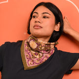 Petit foulard N°114 Kaki — vue 3