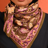 Grand foulard N°114 Kaki — vue 3