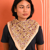 Grand foulard TULIPA Bleu — vue 3