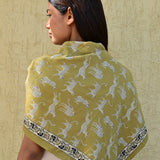 Grand foulard FAUVE Noix — vue 3