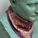 Petit foulard HALICARNASSE Prune — vue 3