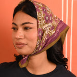 Petit foulard HÉLIOS Kaki — vue 3