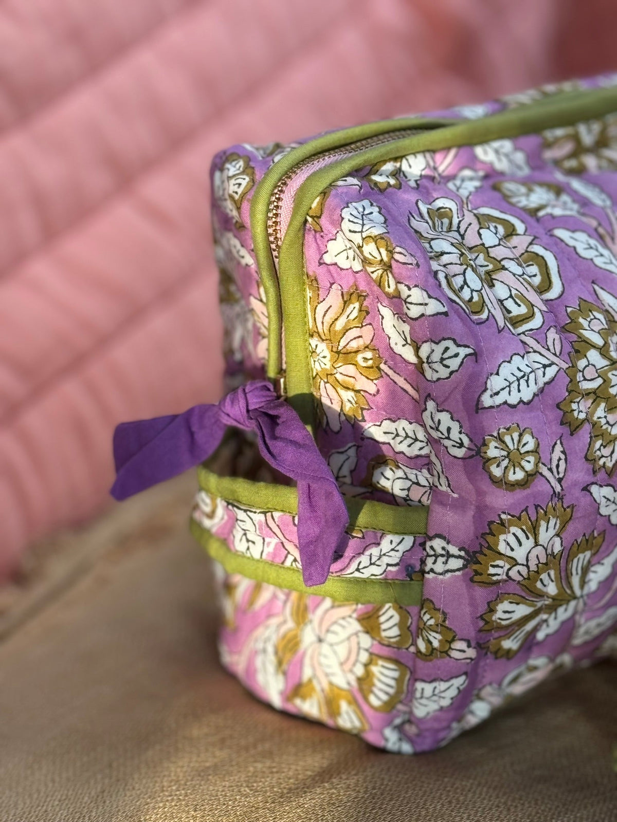 Trousse de toilette femme XL - Carthage Lilas — vue 2