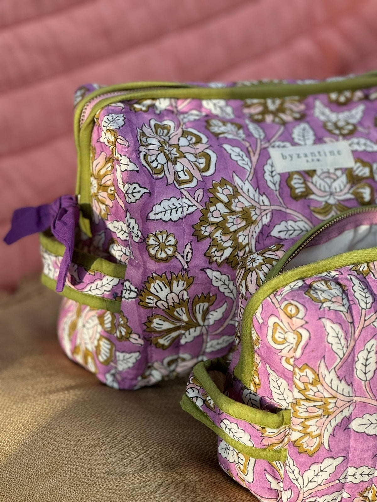 Trousse de toilette femme XL - Carthage Lilas — vue 3