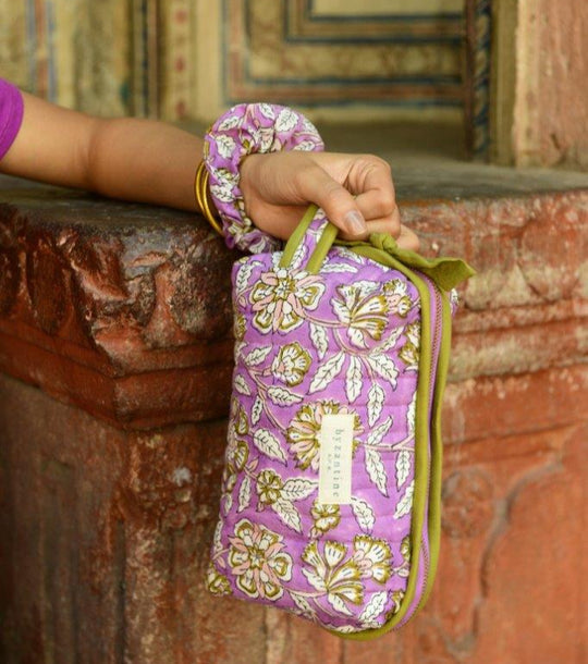 Petite trousse de toilette - Carthage Lilas — vue 2