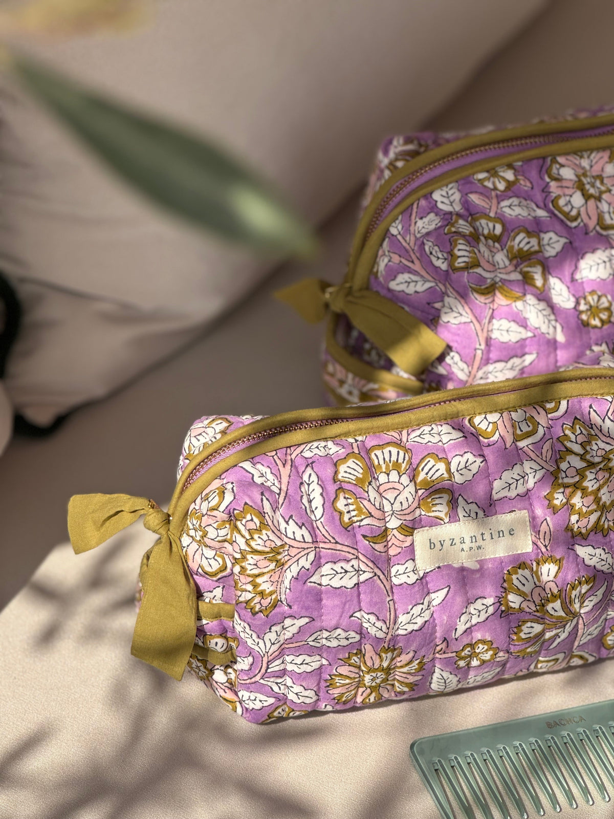 Petite trousse de toilette - Carthage Lilas — vue 3