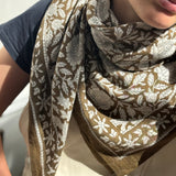 Grand foulard ANTIOCHE Kaki — vue 2