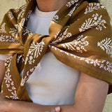 Grand foulard GALATIE Tabac — vue 3