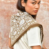 Grand foulard ANTIOCHE Kaki — vue 3